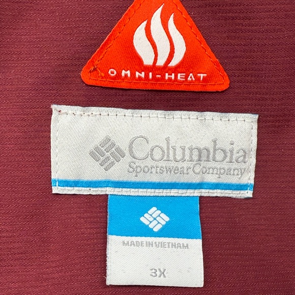 Columbia Women's Carson Pass II Deep Red Wine Jacket - Picture 6 of 10